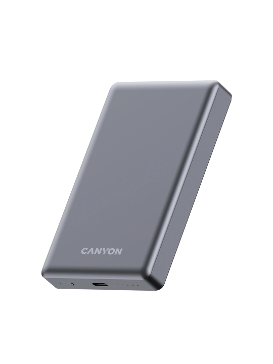 Simsiz magsafe power bank CANYON OnPower Slim, iphone uchun, 5000 mA, 10000 mA