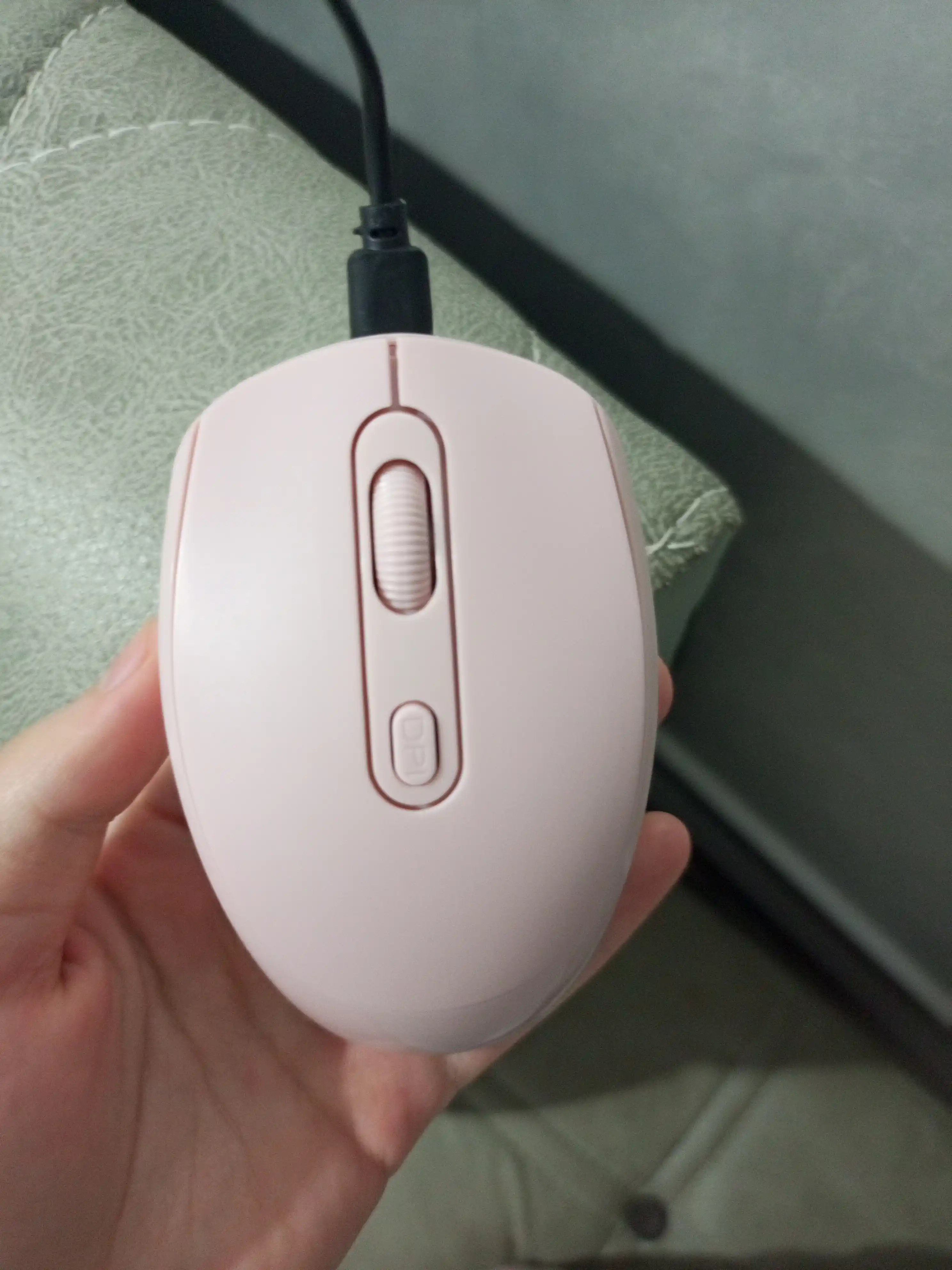 Barcha qurilmalar uchun ergonomik Bluetooth/2.4Ghz simsiz sichqoncha, qayta quvvatlanadi