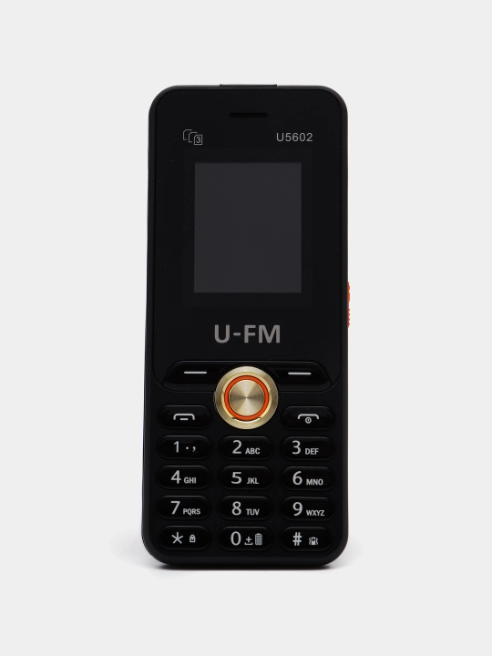 Tugmali telefon U-FM Mobile U5602, oddiy telefon FM radio 1800 mAh