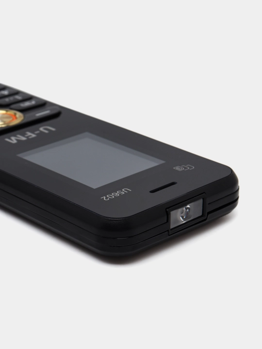 Tugmali telefon U-FM Mobile U5602, oddiy telefon FM radio 1800 mAh