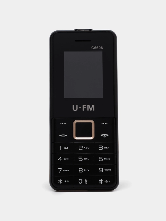 U-FM Mobile C5606 tugmali telefoni, oddiy FM radio telefoni, 2 ta SIM karta, kamera