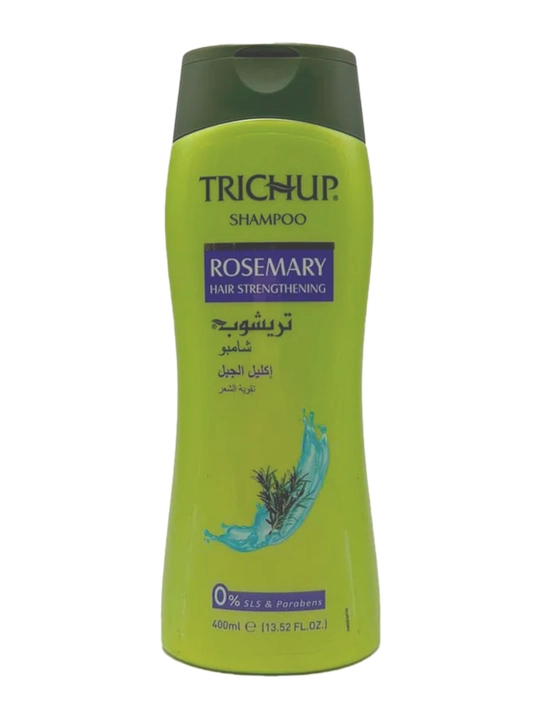 O‘tli shampun Trichup Herbal Shampoo Rosemary, 400 ml,o‘sish,yaltiroqlik va yangilik uchun
