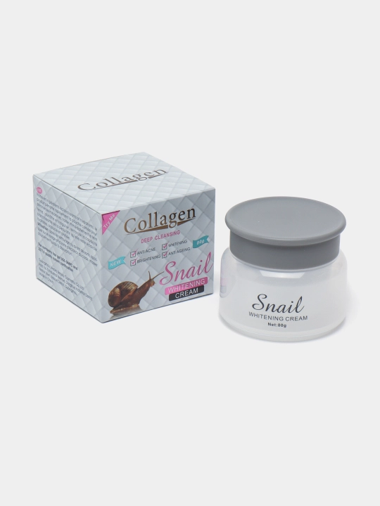 Крем для лица Collagen Snail, с коллагеном и муцином улитки, 80 г