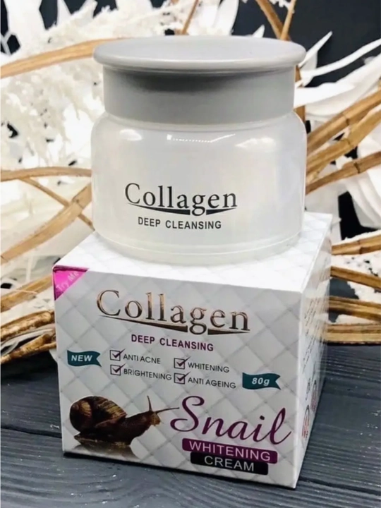 Крем для лица Collagen Snail, с коллагеном и муцином улитки, 80 г