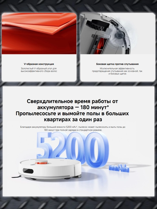 Робот пылесос Xiaomi Robot Vacuum H40 EU
