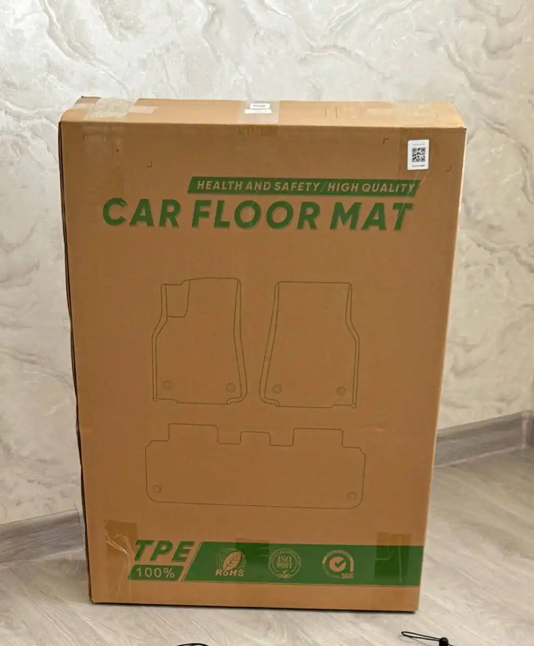 Полик в салон для автомобиля BYD Yuan Up/Song Pro DM-i/Chazor/Han L/Smart из ТПЭ