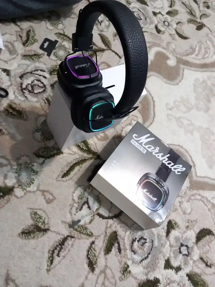 Marshall Major IV, беспроводные наушники Bluetooth 5.0 с микрофоном Bluetooth