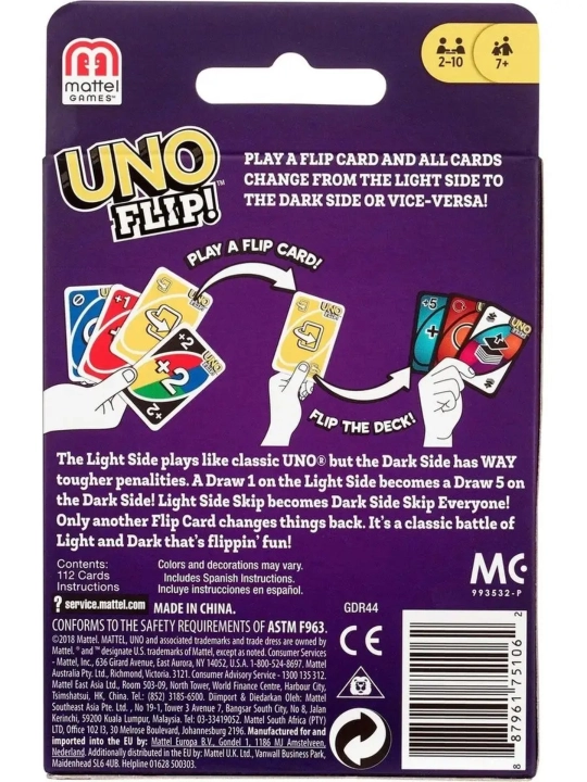 Настольные игры UNO, UNO Flip, Minecraft, Mafia — карточные игры