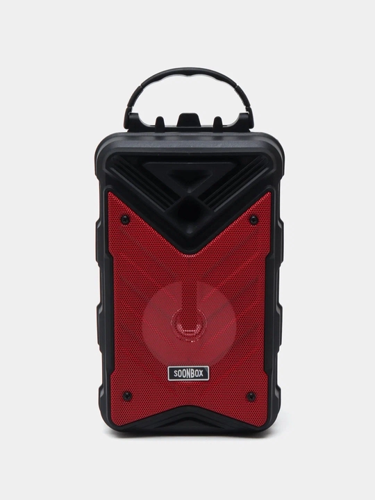 Караоке колонка Soonbox S7 с Bluetooth, FM-радио, микрофоном и LED-подсветкой