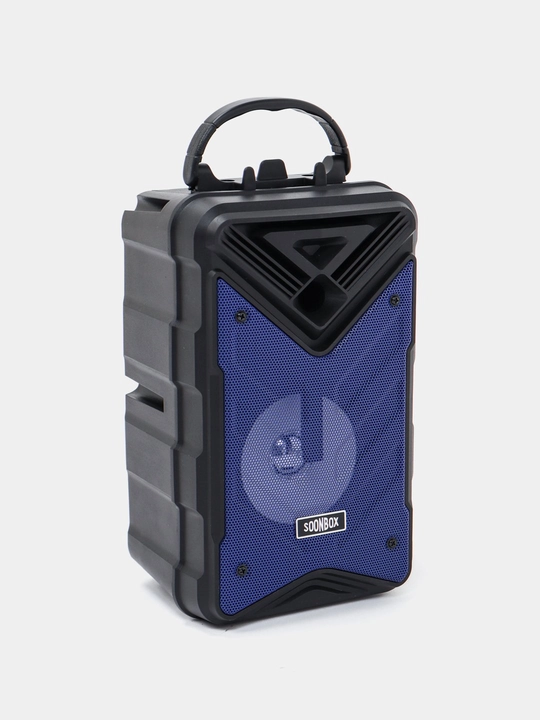 Караоке колонка Soonbox S7 с Bluetooth, FM-радио, микрофоном и LED-подсветкой