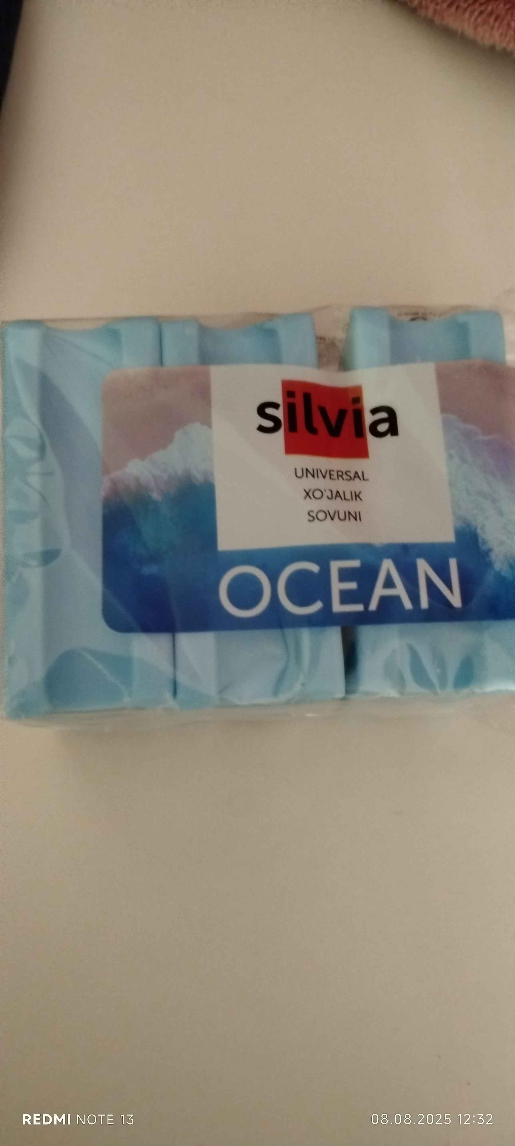 Xo'jalik sovuni Silvia Soap Ocean, 4x160 g