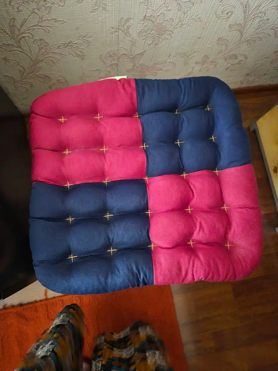 Детская ортопедическая сидушка, из рисовой шелухи, Ecomfort, 30 * 30 см