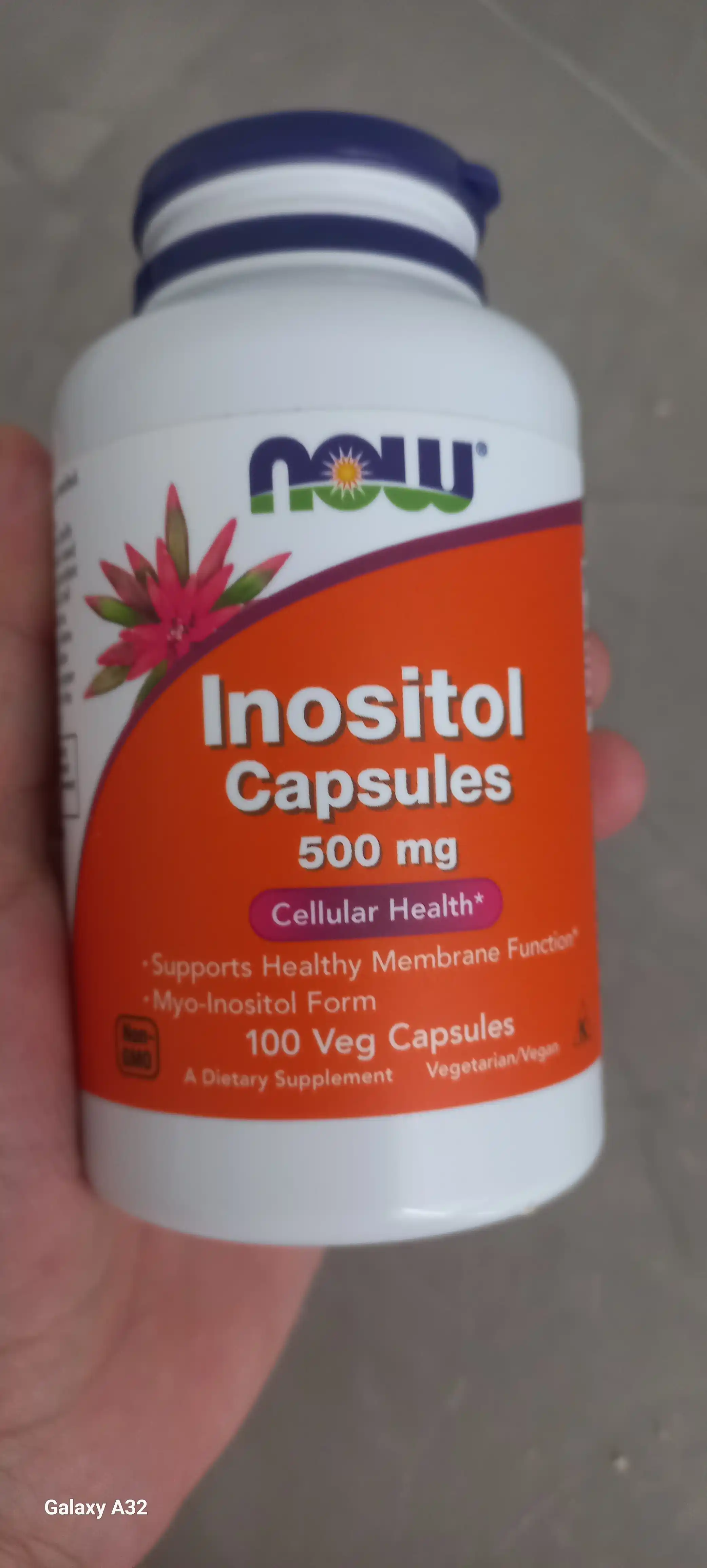 Inozitol Now Foods Inositol 500 mg USA, 100 kapsula