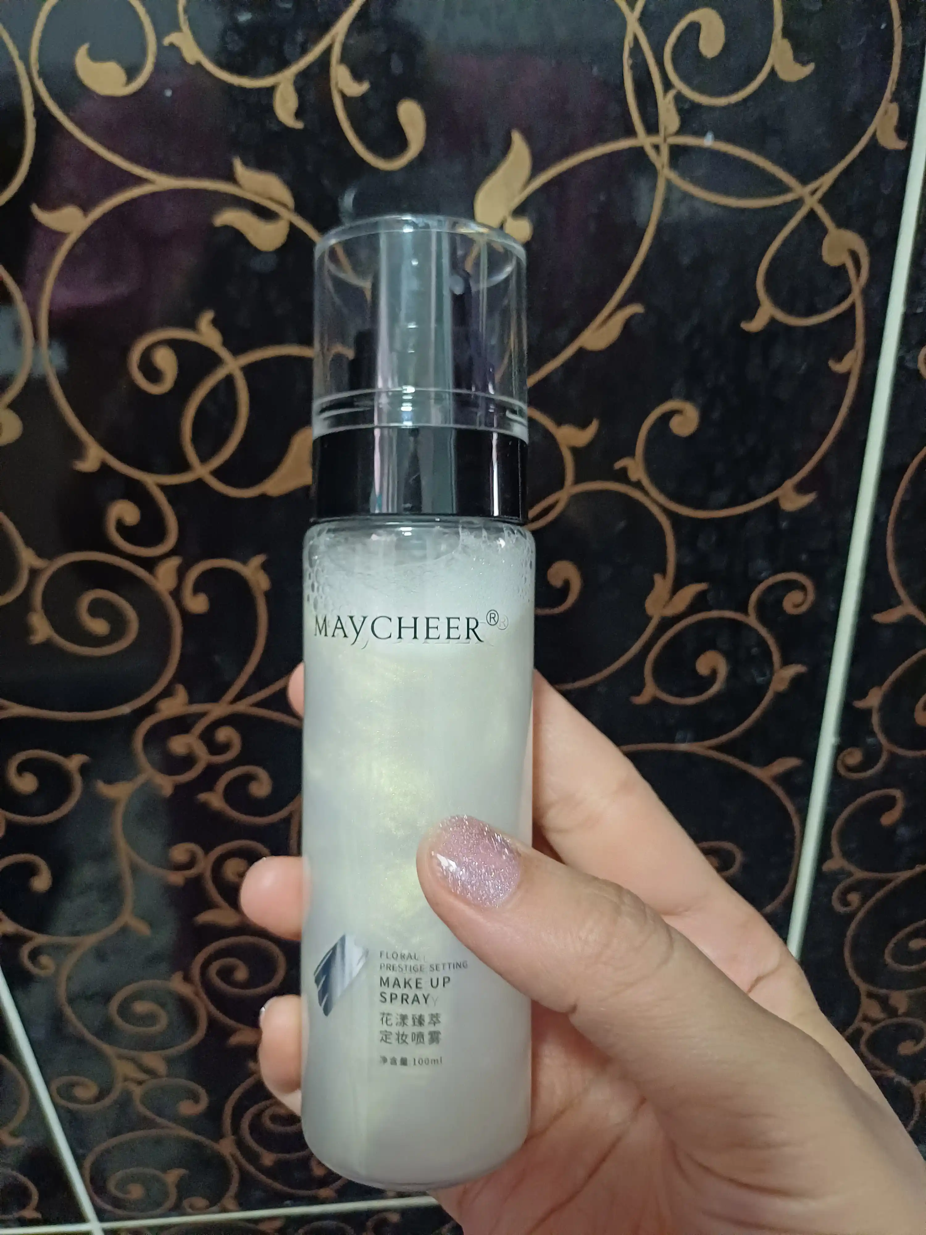 Mukammal pardoz uchun "Maycheer" fiksatsiyalovchi spreyi, 100 ml