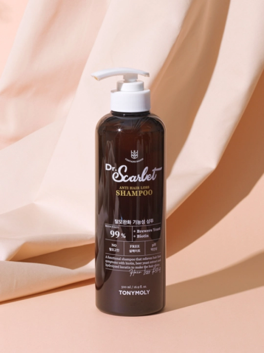 Soch to‘kilishiga qarshi shampun TonyMoly DR.SCARLET Anti Hair Loss Shampoo, 500 ml