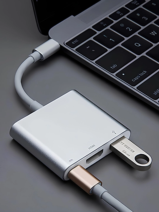 Type-C to Хаб USB-C Hub 8-в-1 / 3-в-1 Type-C LAN, Type-C HDMI