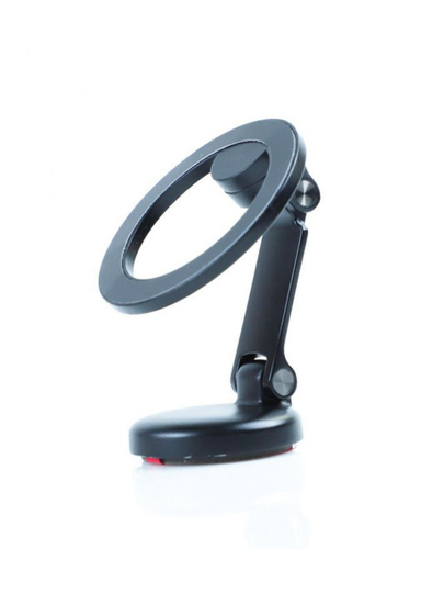 360° aylanuvchi avtomobil uchun telefon ushlagich – magnitli, qora