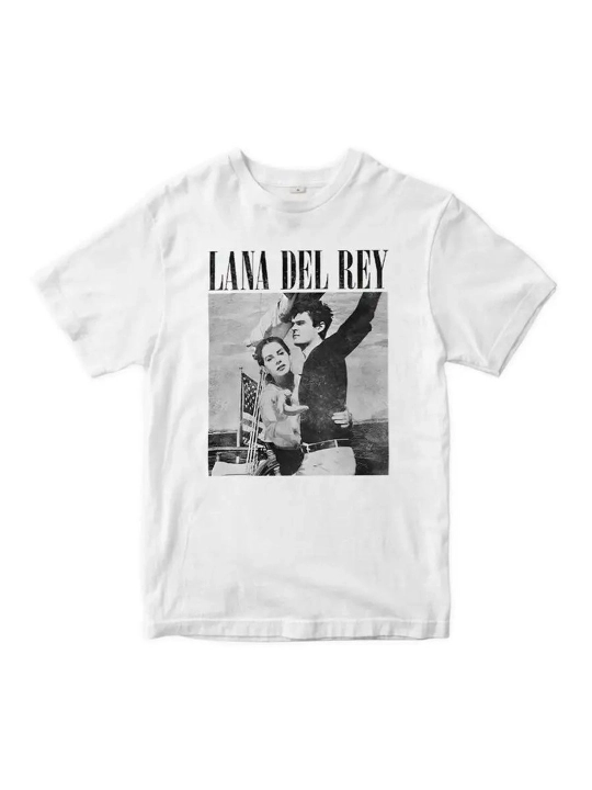 Erkaklar va ayollar uchun lana del rey futbolkasi, yoz mavsumi uchun