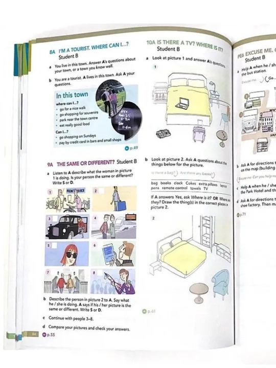English File A1/A2/B1/B2/C1 Fourth edition 2 in 1 Student's book+Workbook