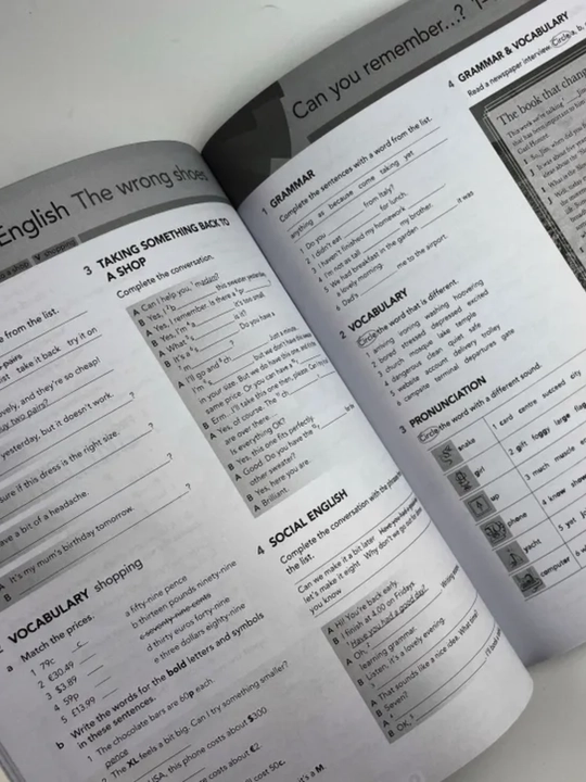 English File A1/A2/B1/B2/C1 Fourth edition 2 in 1 Student's book+Workbook