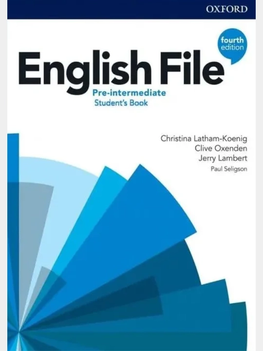 English File A1/A2/B1/B2/C1 Fourth edition 2 in 1 Student's book+Workbook