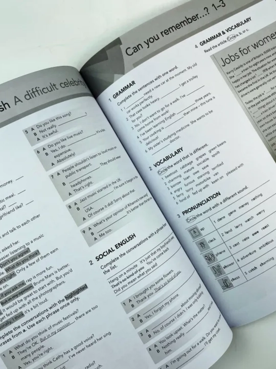 English File A1/A2/B1/B2/C1 Fourth edition 2 in 1 Student's book+Workbook