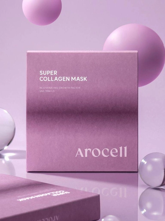 Корейская гелевая маска Arocell с коллагеном 3–8 часов - 