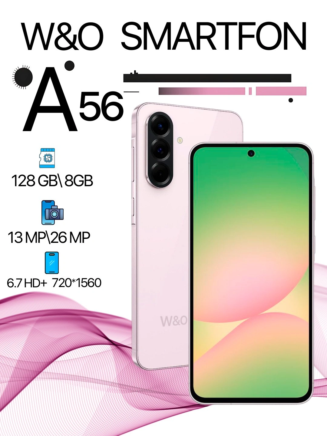 Telefon – W&O A56 Siz Uchun!ni arzon narxda sotib oling — Uzum (1875945)