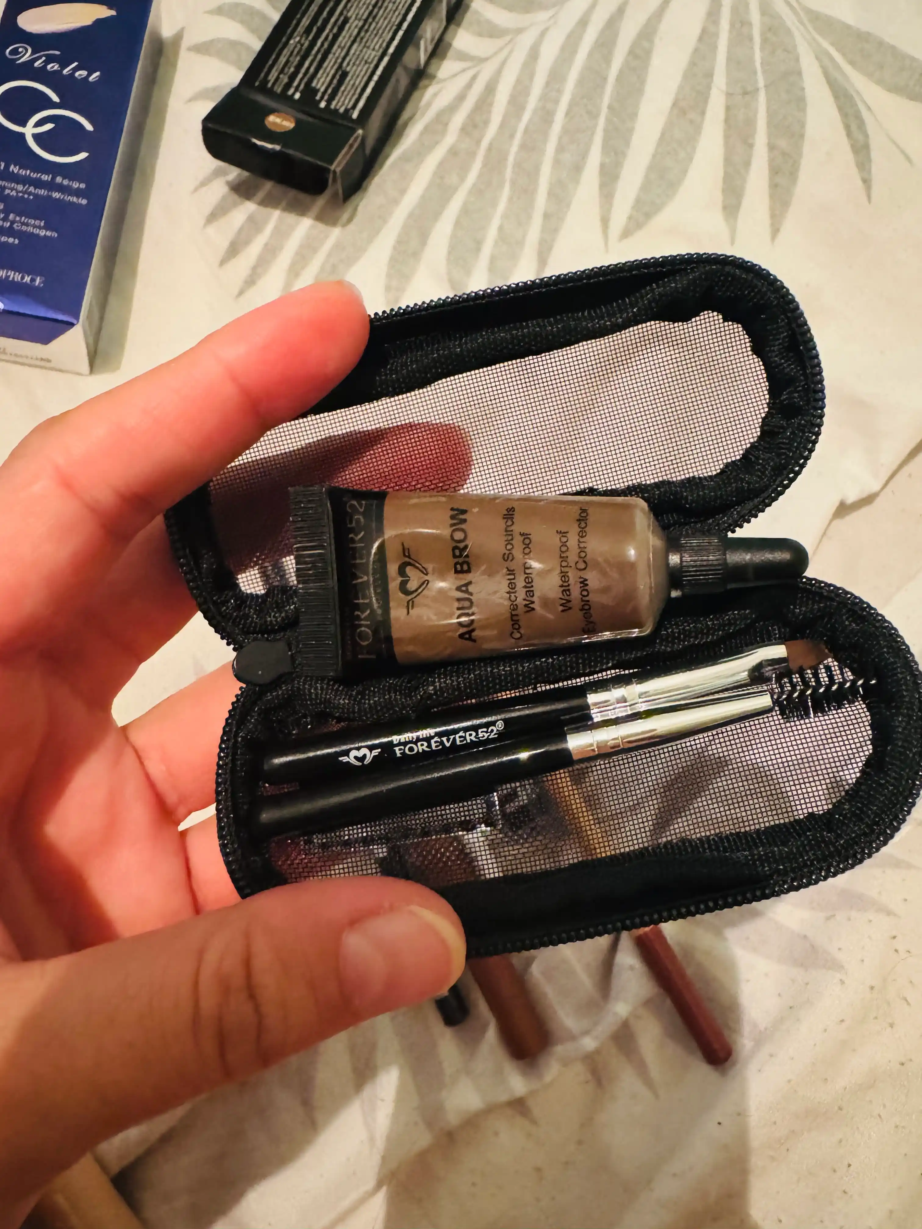 Qosh uchun suvga chidamli korrektor ten Aqua brow waterproof eyebrow Forever52, 10 ml