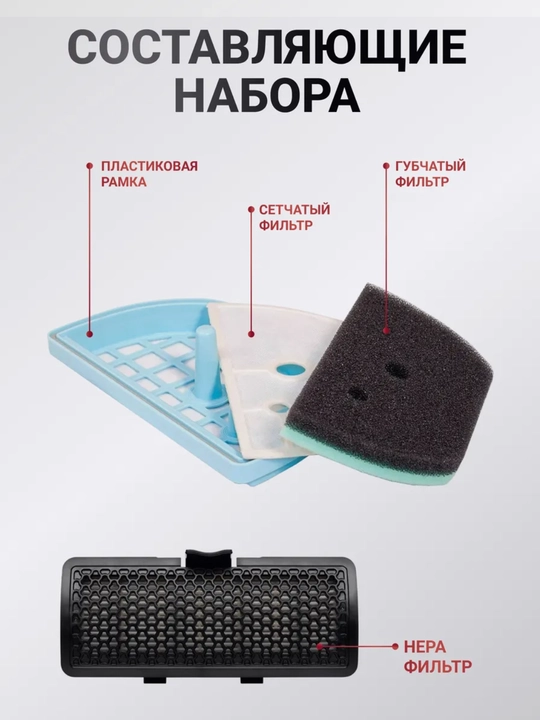 Комплект фильтров к пылесосам LG
