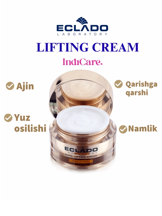 ECLADO Snail Lifting Cream - Chig‘anoq musini bilan tortish uchun krem - 