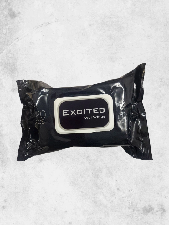 Влажные салфетки Excited, 120 шт - 