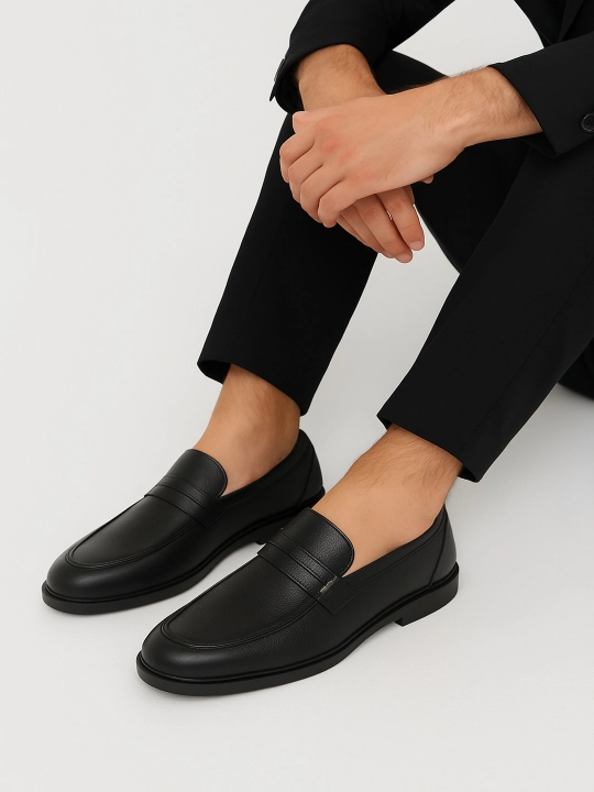 Erkek loafer ayakkabıları, doğal deri, Türkiye, 39-43 numara