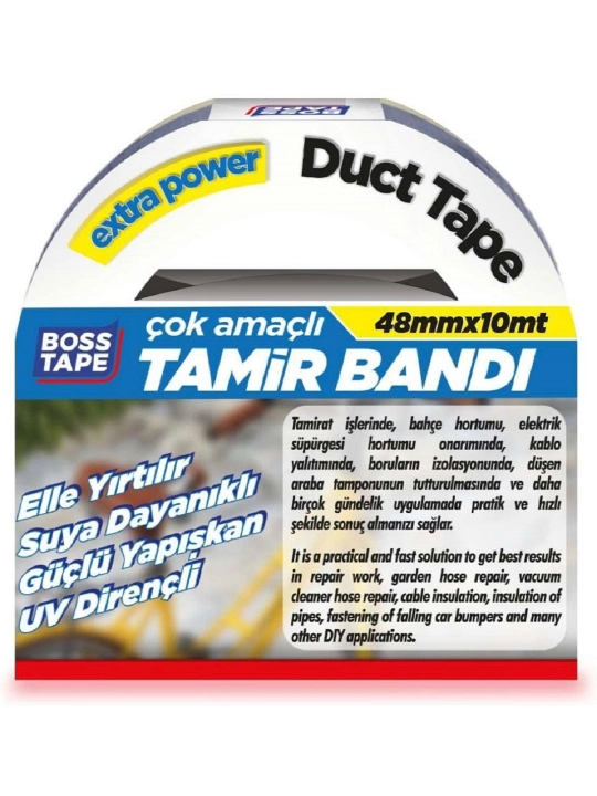 Suv o‘tkazmaydigan, suv o‘tkazmaydigan alyuminiy lenta izolyatsiyasi uchun skotch 48 mm* 10 m