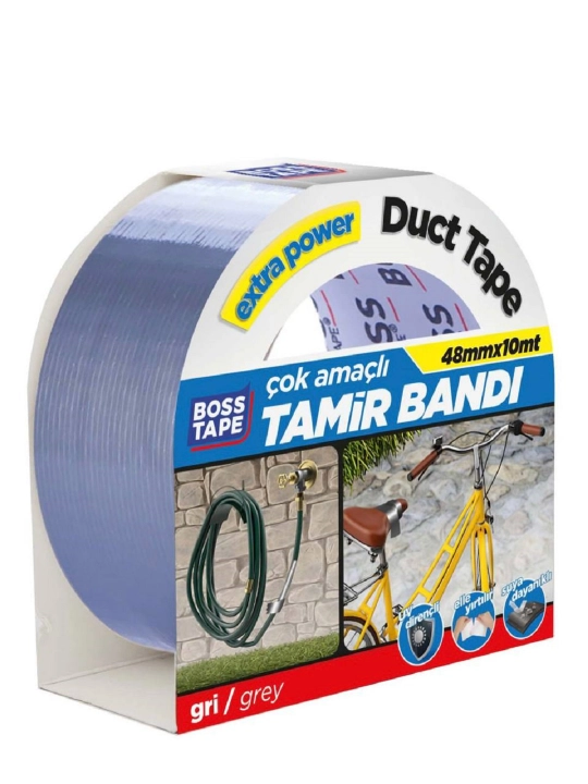 Suv o‘tkazmaydigan, suv o‘tkazmaydigan alyuminiy lenta izolyatsiyasi uchun skotch 48 mm* 10 m - 