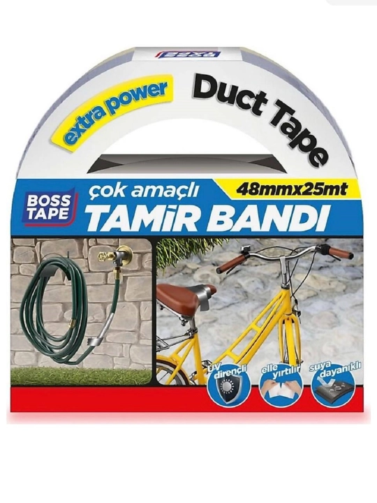 Suv o‘tkazmaydigan, suv o‘tkazmaydigan alyuminiy lenta izolyatsiyasi uchun skotch 48 mm* 10 m