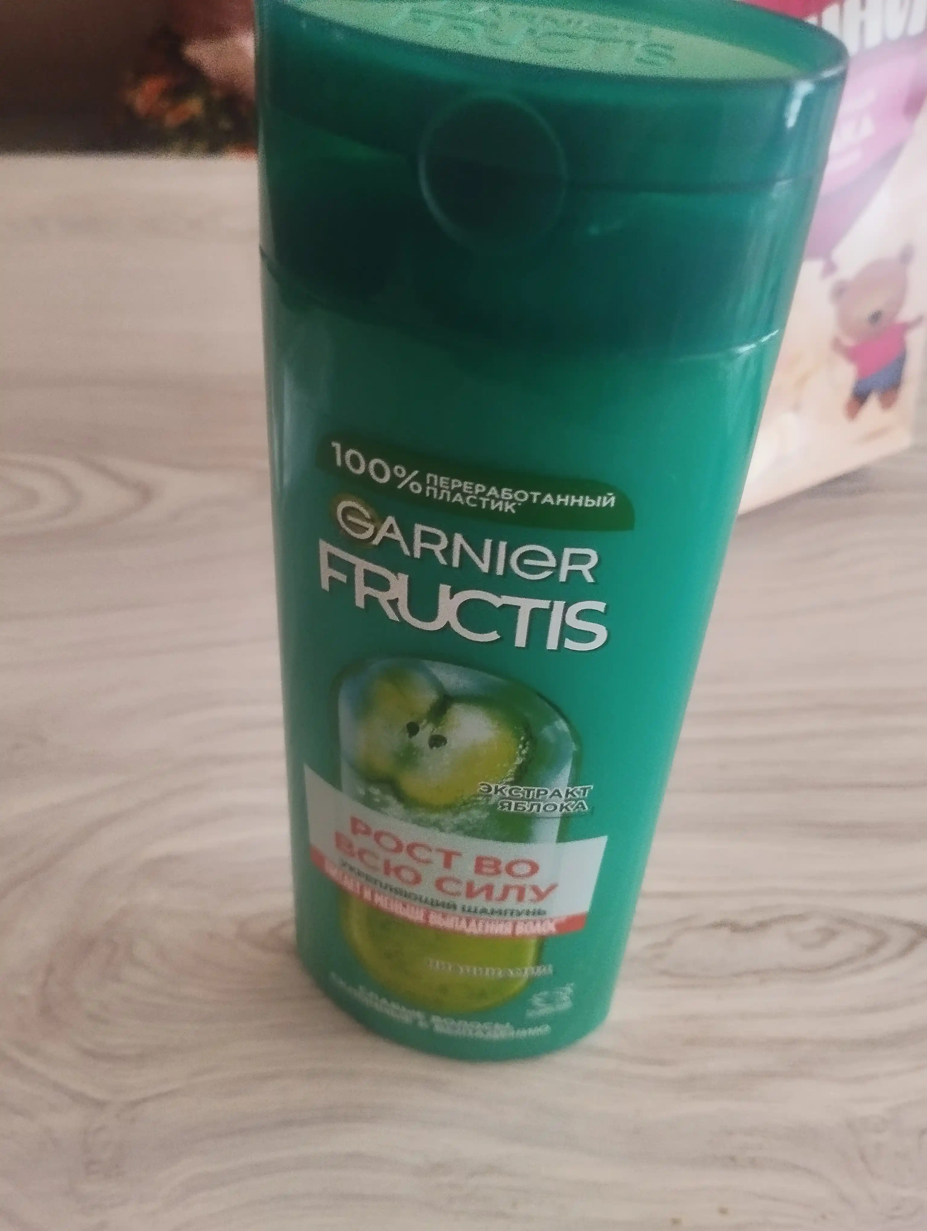 Shampun Garnier Fructis, yo'liq quvvat bilan o'sadi, zaiflashgan sochlar uchun, 400 ml