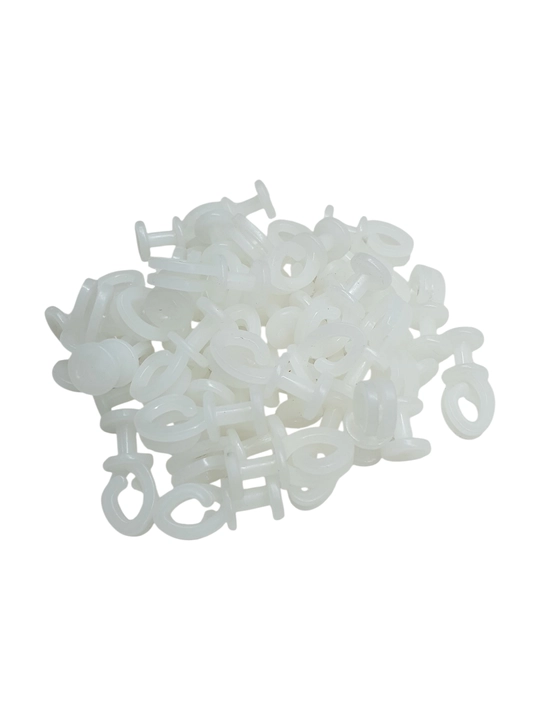 Крючки для штор, для потолочных карнизов, 2,5 см x 1,5 см
