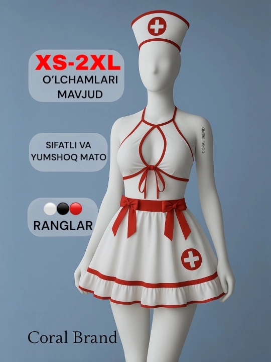 Tungi ich kiyim, oqsoch, hamshira - 