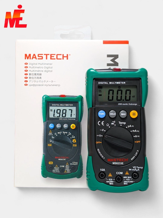 MS8233E Mastech цифровой автоматический мультиметр