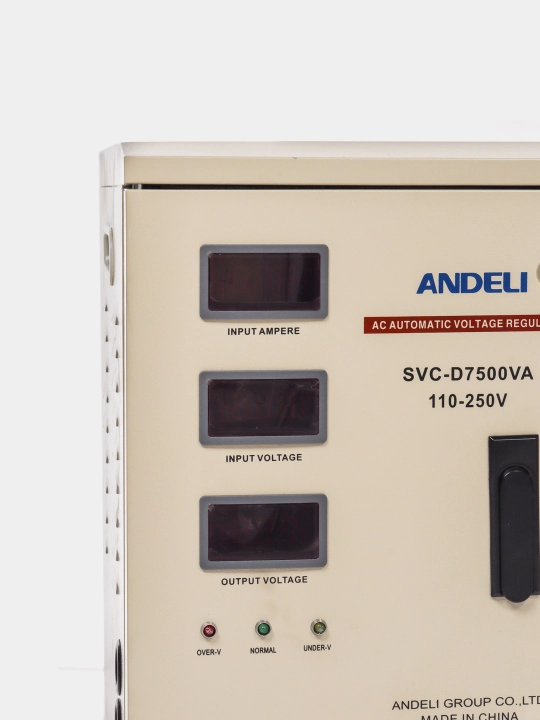 Kuchlanish stabilizatori Andeli SVC-D7500VA Vertikal (110-250V)