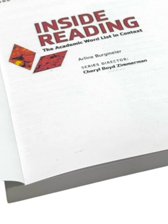 «INSIDE READING» Intro/1/2/3 Second Edition, Формат A5, переплет мягкий