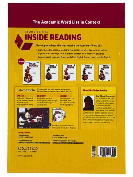 «INSIDE READING» Intro/1/2/3 Second Edition, Формат A5, переплет мягкий