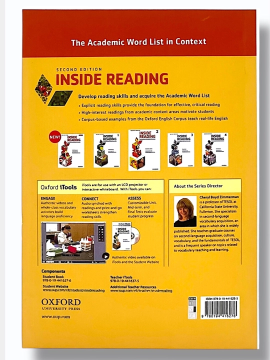 «INSIDE READING» Intro/1/2/3 Second Edition, Формат A5, переплет мягкий