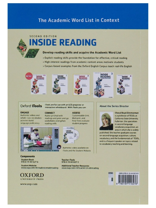 «INSIDE READING» Intro/1/2/3 Second Edition, Формат A5, переплет мягкий