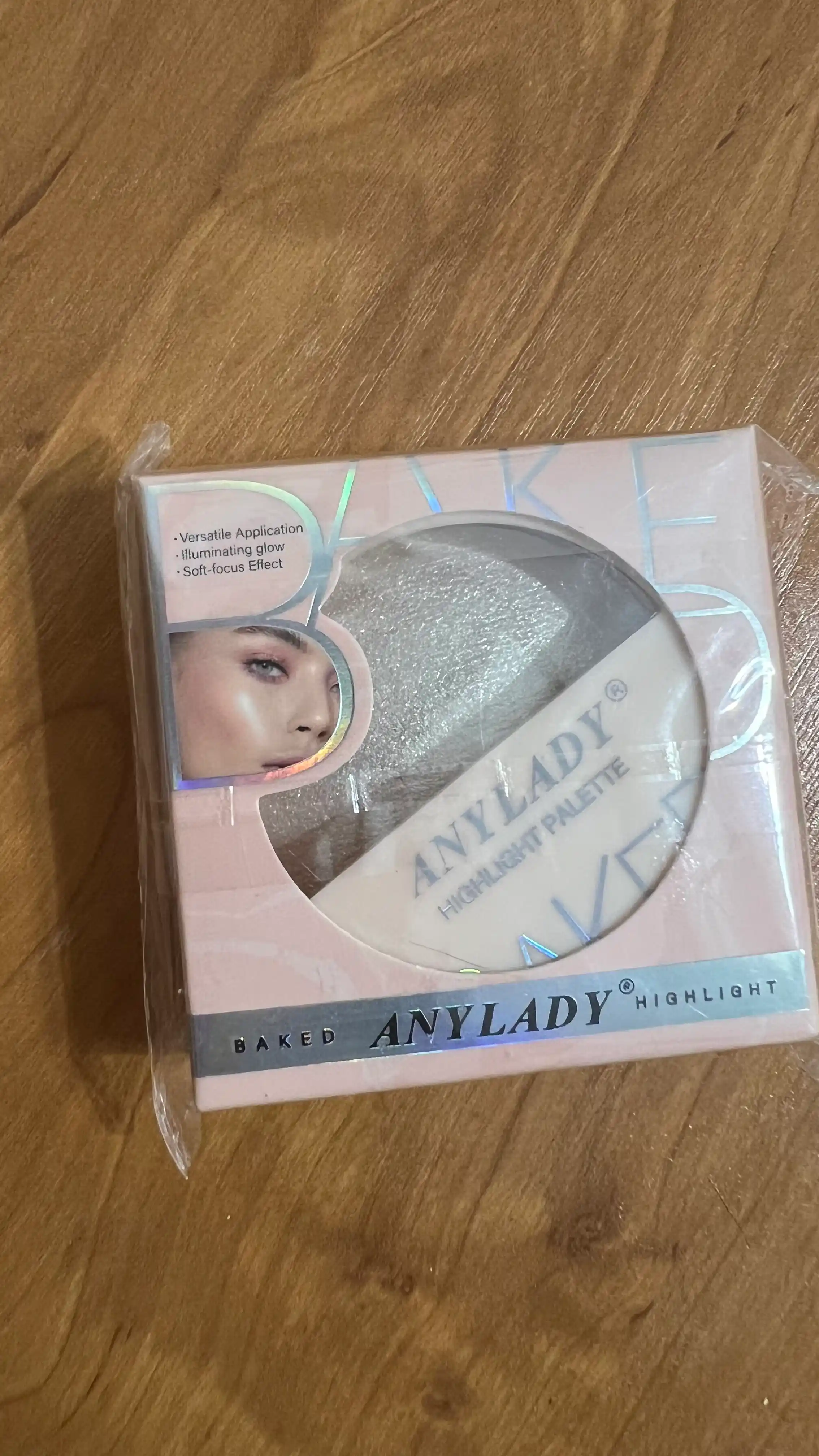 Запеченный хайлайтер AnyLady с сияющим перламутровым финишем, для макияжа лица и тела