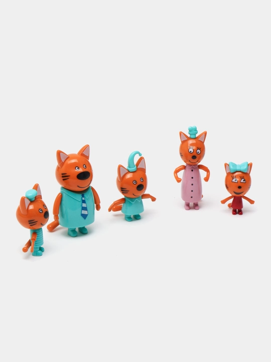 Набор фигурок Три Кота, Счастливая семья, 5 фигурок