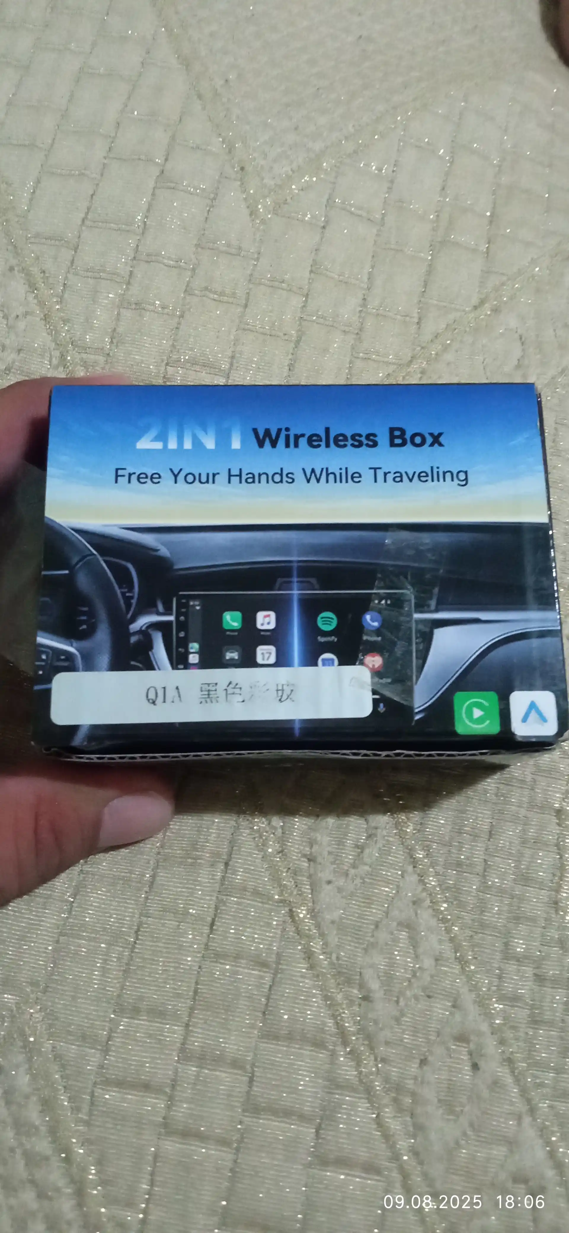 Simsiz Carplay va Android Auto, 2 tasi 1 da
