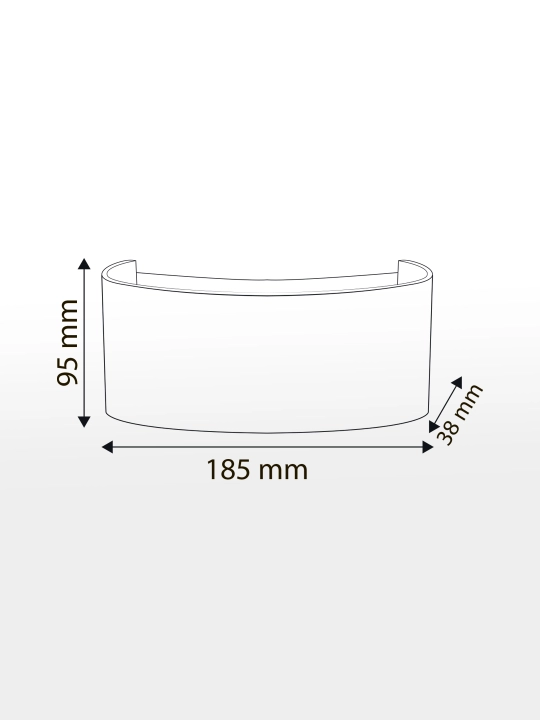 Tashqi dekorativ LED chiroq, 6W, 4200K, 30,000 soat xizmat muddati