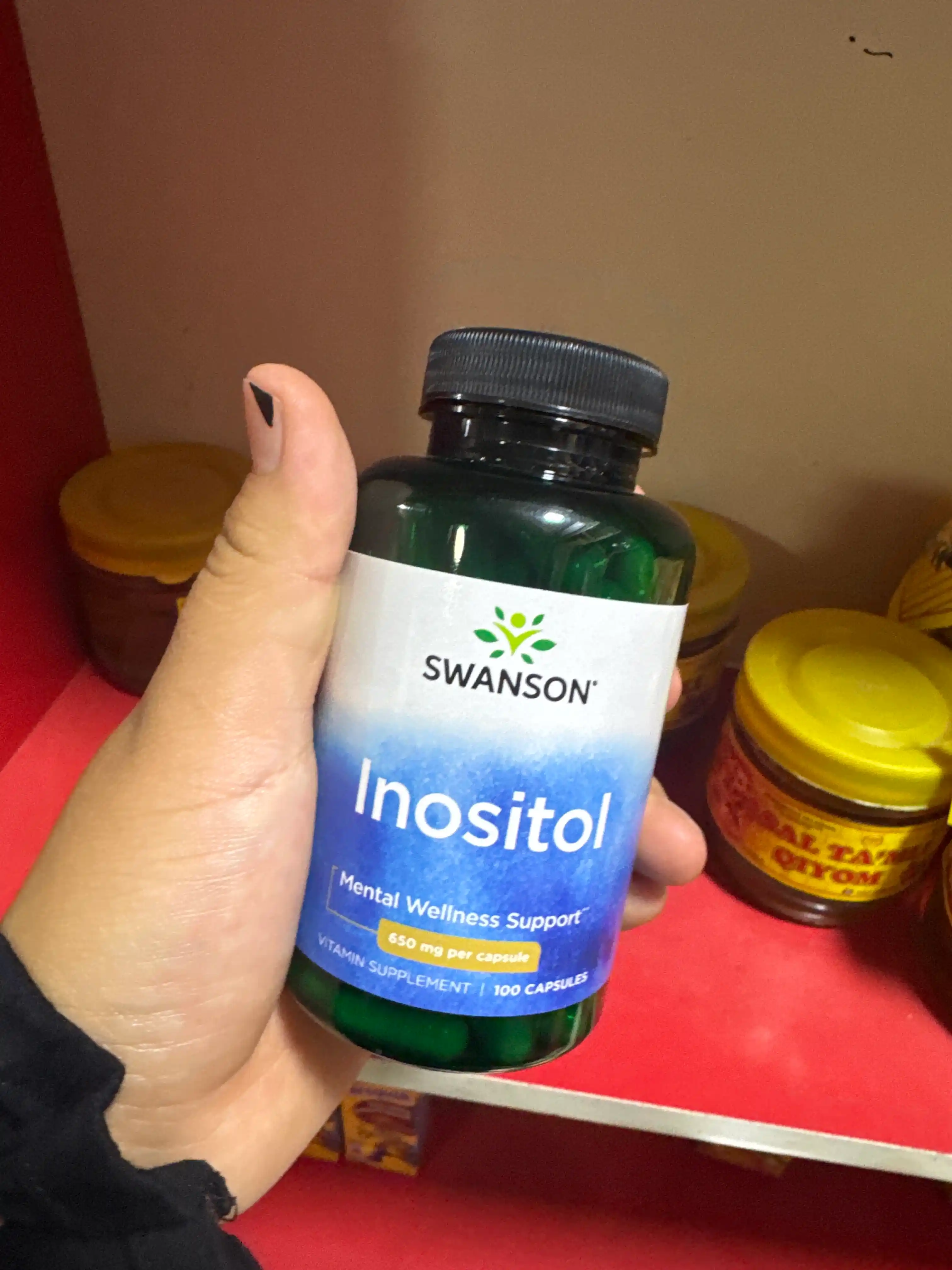 Swanson Inositol, 100 kapsula